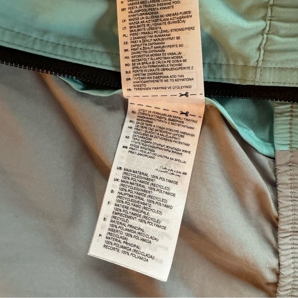 Adidas by Stella McCartney Women's Gray Blue Nylon Track Jacket Windbreaker S - Picture 7 of 10